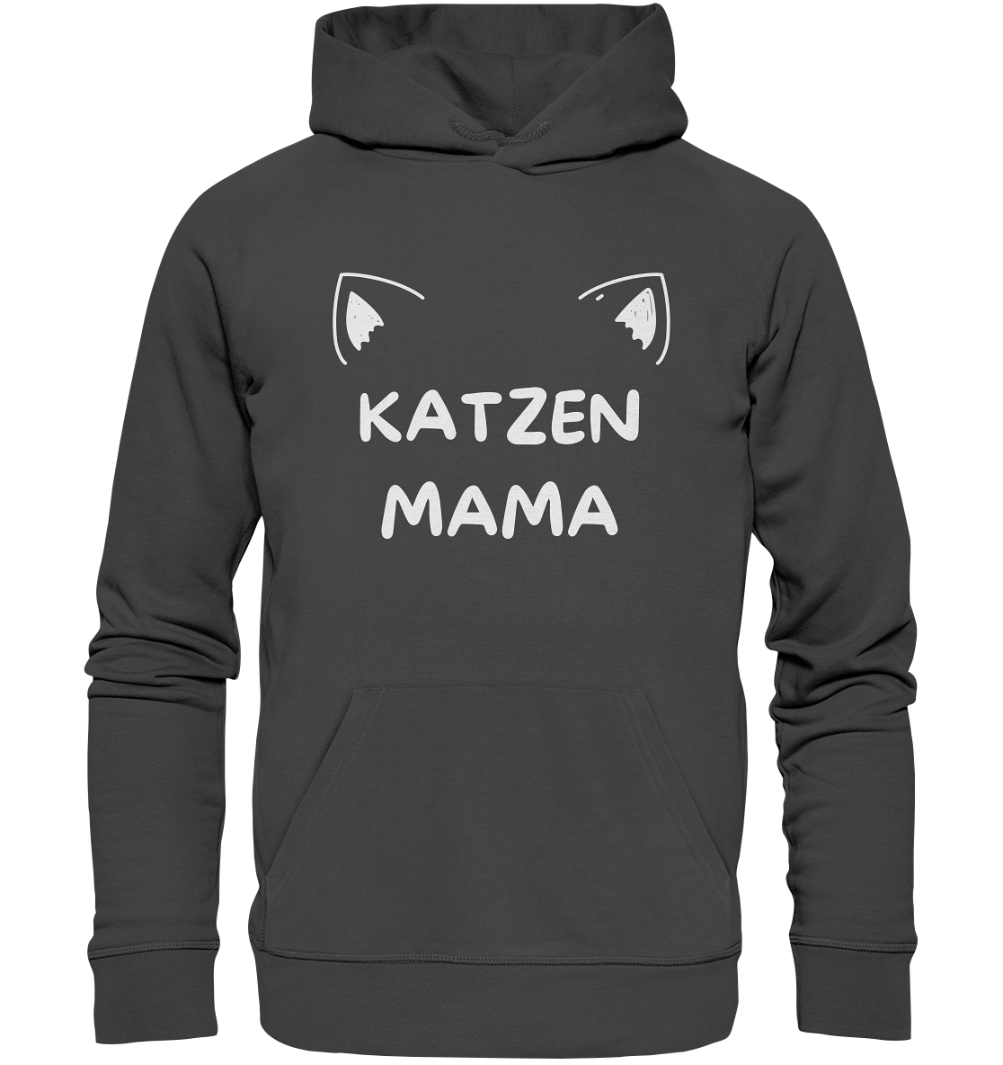 Katzenmama (Katzenohren) – Organic Basic Hoodie