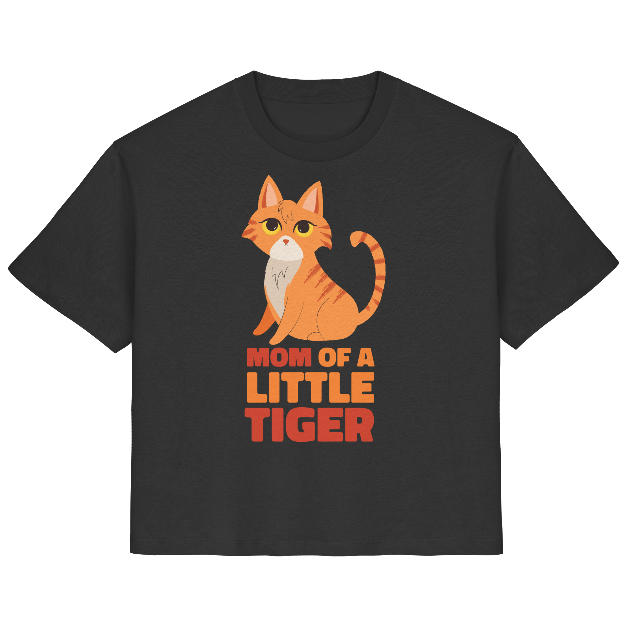 Mom o.a. little tiger - Frauen Bio T-Shirt